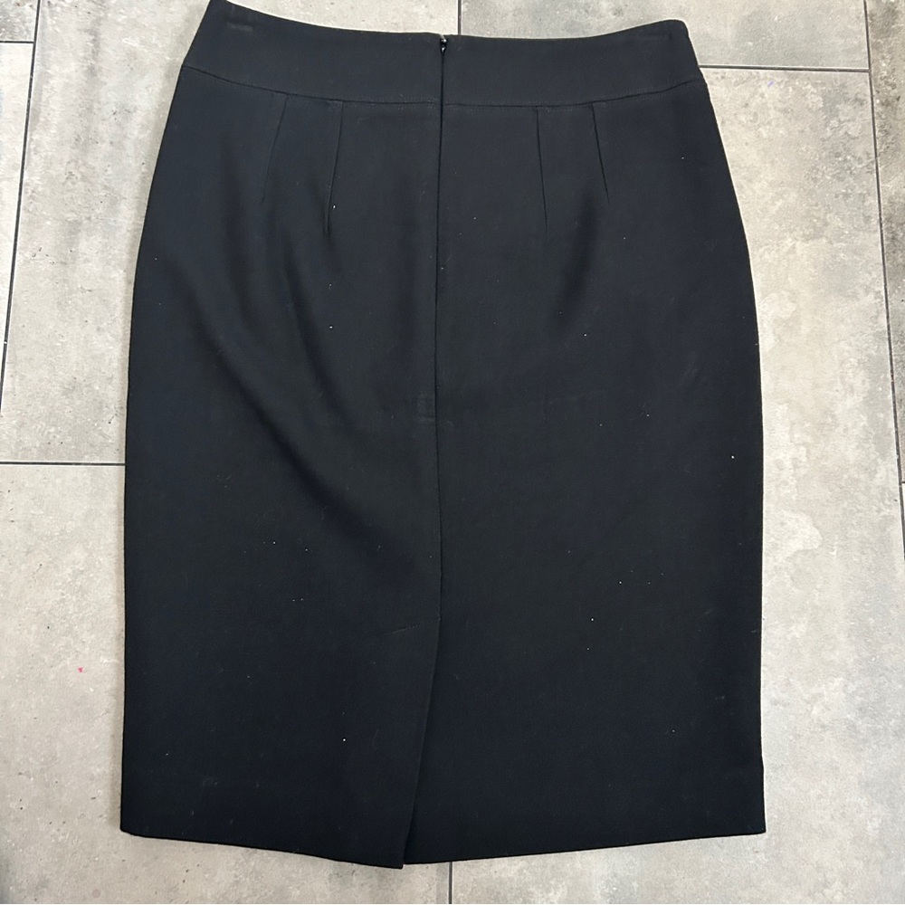 NEW LOFT black pencil skirt size 00 business casual - Picture 3 of 4